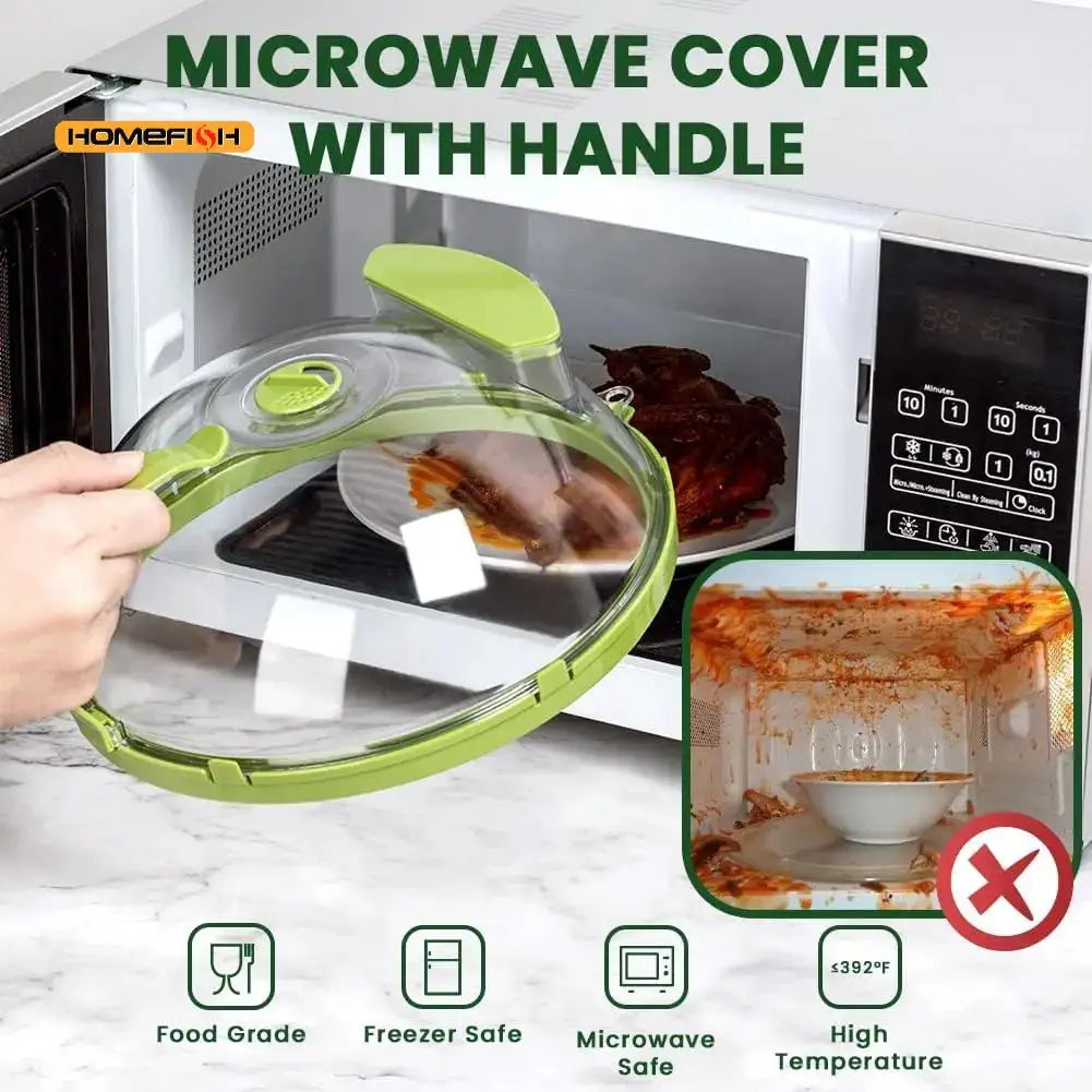 Clear Microwave Splash Cover