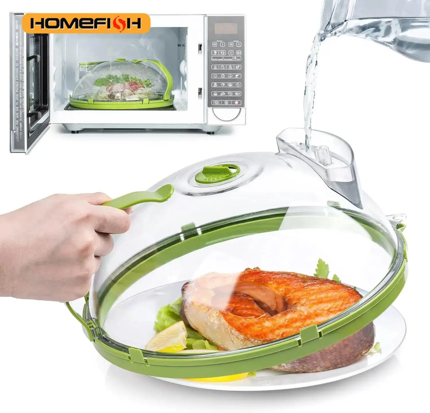 Clear Microwave Splash Cover