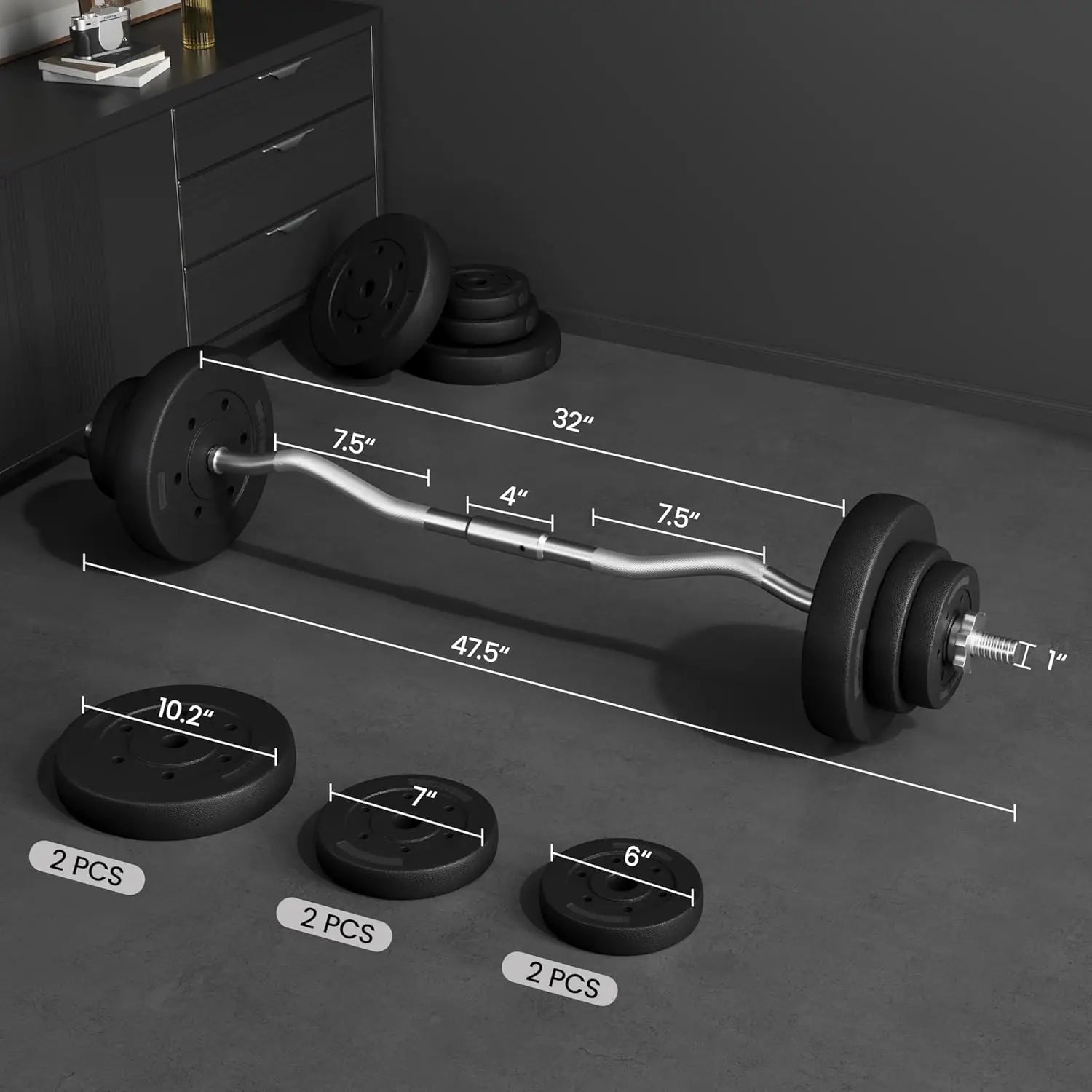 Ultimate Strength Barbell Set
